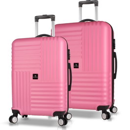 Zoozie Bags Juego de Maletas de 2 Piezas en Rosa